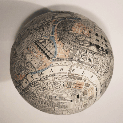 Animated Globe Collage